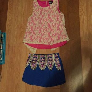Girls Shorts Set Sz 14 By: RMLA